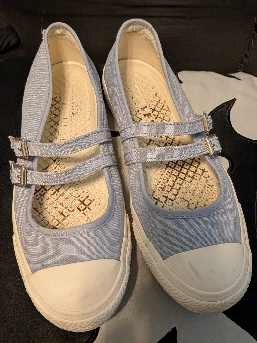 Converse Mary Jane Sneakers in Light Blue